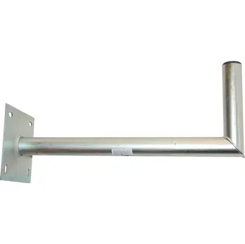 Držák antén 50/20cm, s plotnou 16x16cm, k uchycení na zeď