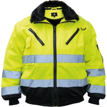 Korntex Oslo Pilotní reflexní bunda 4 v 1 KX809S Signal Yellow XXL