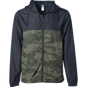 Pánská casual bunda Independent Unisex lehká větrovka EXP54LWZC Forest Camo-Black 3XL