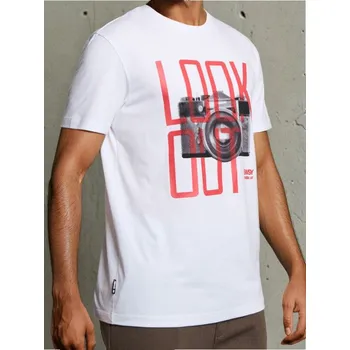 Sinsay - Tričko s krátkým rukávem - bílá - 836GP-00X - 836GP-00X-XS