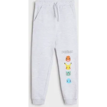 Sinsay - Tepláky jogger Pokémon - šedá - 7136Z-09X - 7136Z-09X-122