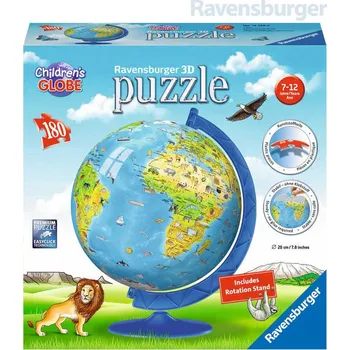 RAVENSBURGER Puzzle 3D Dětský globus 180 dílků 20cm AJ plast | 269631