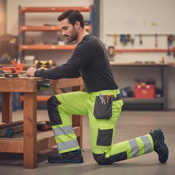 montérky CERVA GROUP Kalhoty MAX VIVO HV pas, různé barvy Velikost 50 žlutá