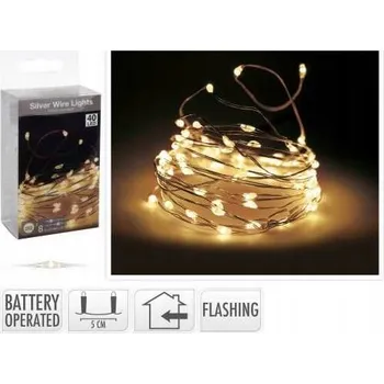 Vánoční dekorace Vánoční osvětlení na stromeček Koopman do interiéru 2 m 21-50 světýlek