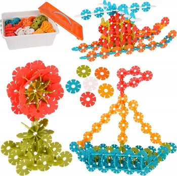 ostatní stavebnice Velká sada 3D stavebních Stavebnice ve tvaru HVĚZDIČEK, 506 dílků ZA4812