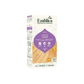 Barva na vlasy Emblica Přírodní rostlinná barva na vlasy 7.3 jantarová blond BIO 100 g