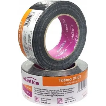Lepicí páska Opravná těsnicí páska Elastica Duct TU101 48mm x 50m černá