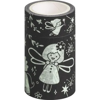 Lepicí páska Ozdobná lepicí páska se světelným efektem, víly