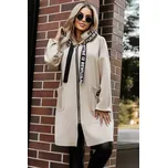 Dámský kabát NUMOCO 632-1 BÉŽOVÁ unisize