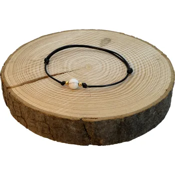 Náramek WUX Golden Wings of Howlite VELIKOST NÁRAMKU: Pánská....18cm, BARVA PROVÁZKU: Zelená Tmavá