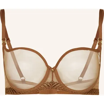 Podprsenka Aubade Dámská Podprsenka S Kosticemi Sheer Emotion, hnědá, 85D