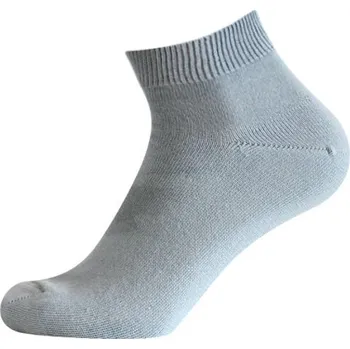 Pánské ponožky KNITVA Nízké sportovní ponožky FUNO šedá světlá 39