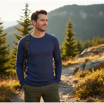 Pánské termo spodní prádlo Portwest Triko THERMAL MAN dlouhý rukáv, různé barvy Velikost XXXXL námořní modrá