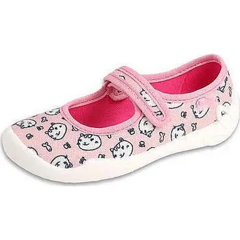 Dívčí obuv BEFADO dívčí balerínky 114X546 růžové 29