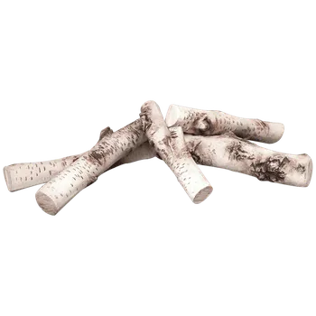 Krbová kamna Dekorativní elementy, keramická dřívka bříza strom AF-DC/BRZOZA/K