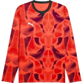 Pánský brankářský dres Puma TEAMTARGET GL LS JERSEY XS Červená, Vínová, Bílá