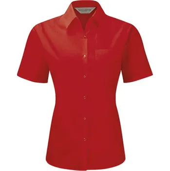 Dámská košile Russell Dámská popelínová košile R-935F-0 Classic Red M
