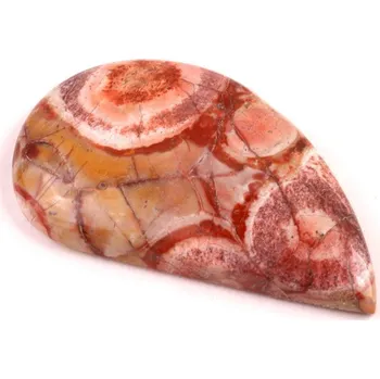 Přírodní kámen Kabošon Birds Eye Jaspis č.6289 (44x25x7mm)