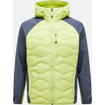 BUNDA PEAK PERFORMANCE M HELIUM DOWN HYBRID HOOD CRYSTAL GREEN