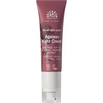 Pleťový krém Urtekram Noční pleťový krém s šípkovou růží BIO (50 ml) - redukuje jemné vrásky