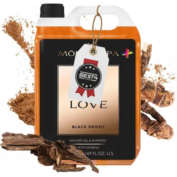 Sprchový gel Love Prija šampon a sprchový gel s ženšenem 2v1 5L BEST4TECH premium