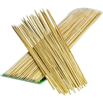 Jednorázové nádobí špejle 30cm, 100ks, uzenářské, balené, bambus