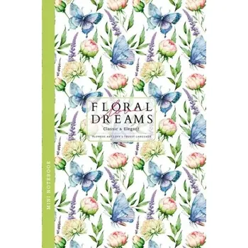 Zápisník Kancelářský zápisník NOTES Školní zápisník 105x165/48K linie květiny FRESH Mega