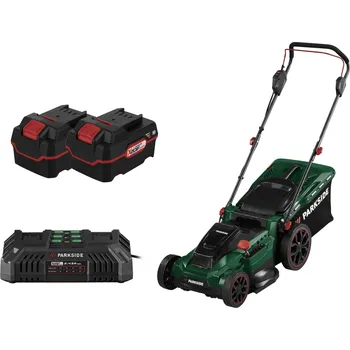 Sekačka Parkside PRMA 40-Li D2, 2x 4,0 Ah + nabíječka