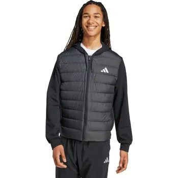 Pánská péřová bunda adidas Essentials Climawarm Hybrid Hooded Jacket black KA5251 pánská s