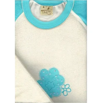 Taro, dívčí froté pyžamo 047/1, světle žlutá, vel. 146