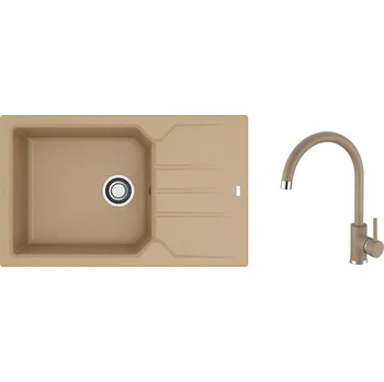 Granitový dřez ALVEUS CZ SET ALVEUS RECORD 40/55 + BATERIE KATI 55