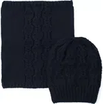 Zimní set čepice a nákrčník Zamor Černý