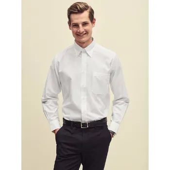 Cizojazyčná kniha Men's shirt Oxford D/R 651140 70/30 130g/135g Fruit of the Loom bílá 2467454