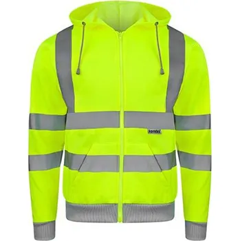 Pánská mikina Korntex Galway Reflexní mikina KX422 Signal Yellow XL