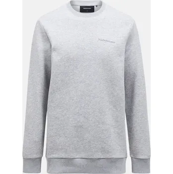 Pánská mikina MIKINA PEAK PERFORMANCE M ORIGINAL SMALL LOGO CRE MED GREY MEL