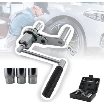 Sada nářadí Momentový klíč v kufříku se sadou nástavců, chrom-vanadiová ocel, sada 19602