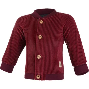 Kojenecká bunda Little Angel Kabátek podšitý manšestr Outlast® - bordó Velikost oblečení: 98