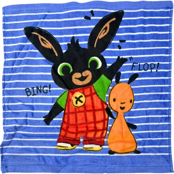 Dětský bavlněný ručníček BING modrý 821-644