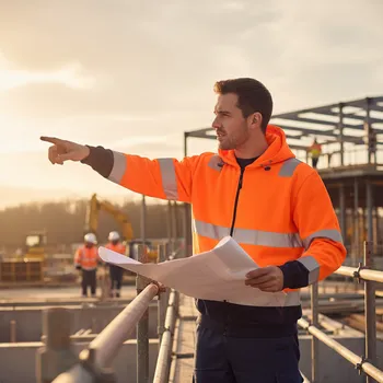Pánská mikina Portwest Mikina LUBANGA, různé barvy Velikost XL oranžová/navy