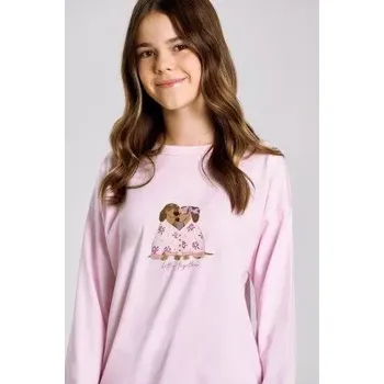 Dívčí noční košile Taro, dívčí noční košile 3505-Jasmina, růžová, vel. 146