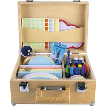 Přednáškový kufr Wood Series bříza magnetoplan