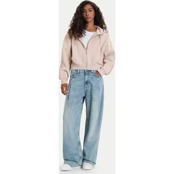 Dámské oblečení Guess Mikina V5BQ11 KB681 Béžová Oversize XL