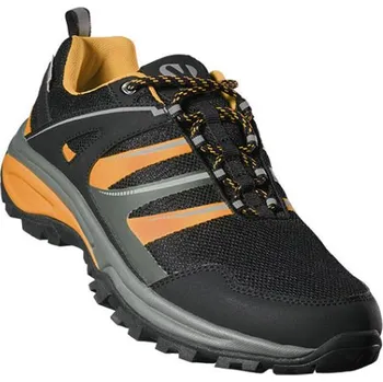 Dámská treková obuv Roly Marc Unisex outdoorová obuv ZS8335 Black 02-Fluor Orange 223 37