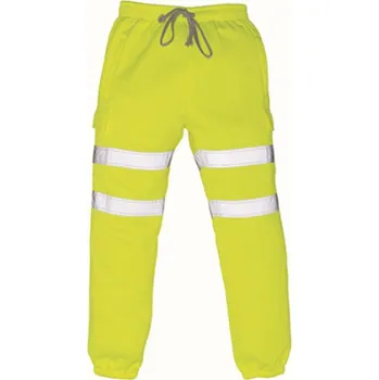Yoko Reflexní pracovní tepláky HV016T Hi-Vis Yellow L