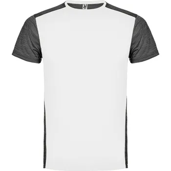 Pánské tričko Roly Zolder Pánské funkční tričko CA6653 White 01-Heather Black 243 L