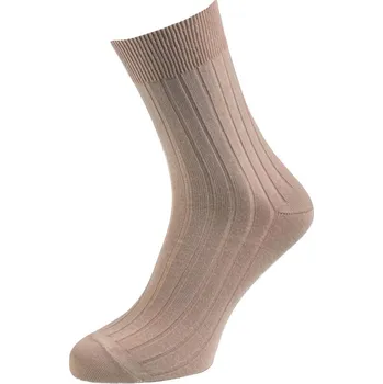 Pánské ponožky KNITVA Pánské zdravotní ponožky se stříbrem - 5 párů béžová střední 42-43