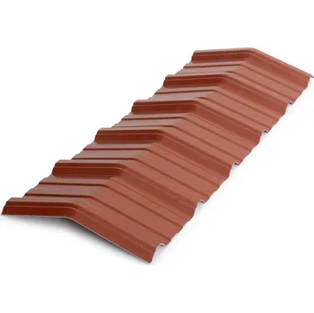 pvc deska Covernit ASA hřebenáč T25 terakota