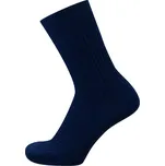 KNITVA Klasické bavlněné ponožky FAJAN - 10 párů modrá tmavá 45