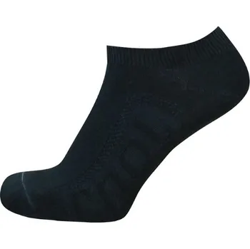 Pánské ponožky KNITVA Sportovní kotníčkové ponožky se stříbrem a cool efektem DANUTA - 3 páry černá 39