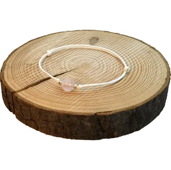 Náramek WUX Stříbrný sen o růženínu VELIKOST NÁRAMKU: Pánská....18cm, BARVA PROVÁZKU: Modrá světlá